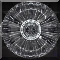 G36. Glass footed platter.  